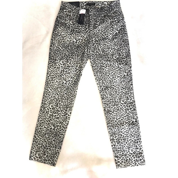 NWT Banana Republic Metallic Leopard Sloan  Pants - Picture 2 of 4